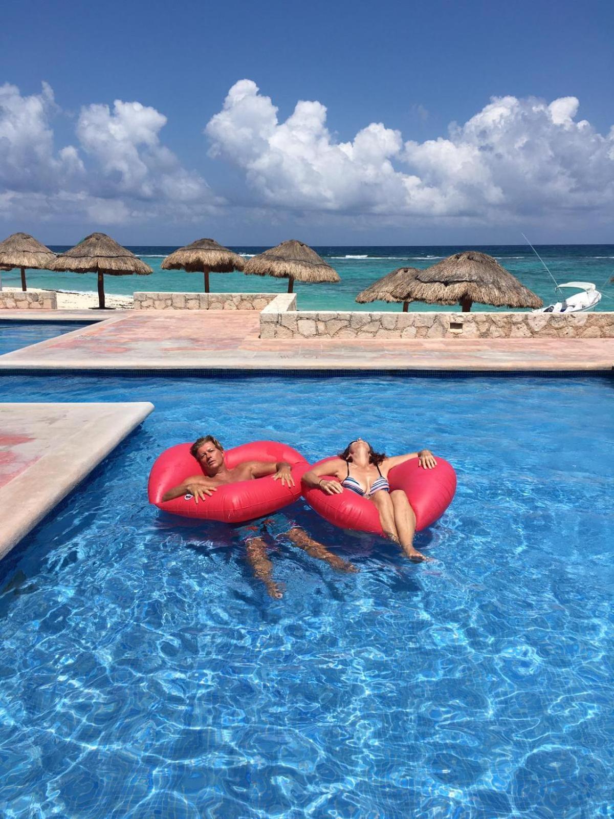 Beachfront Hammock Heaven Akumal Εξωτερικό φωτογραφία