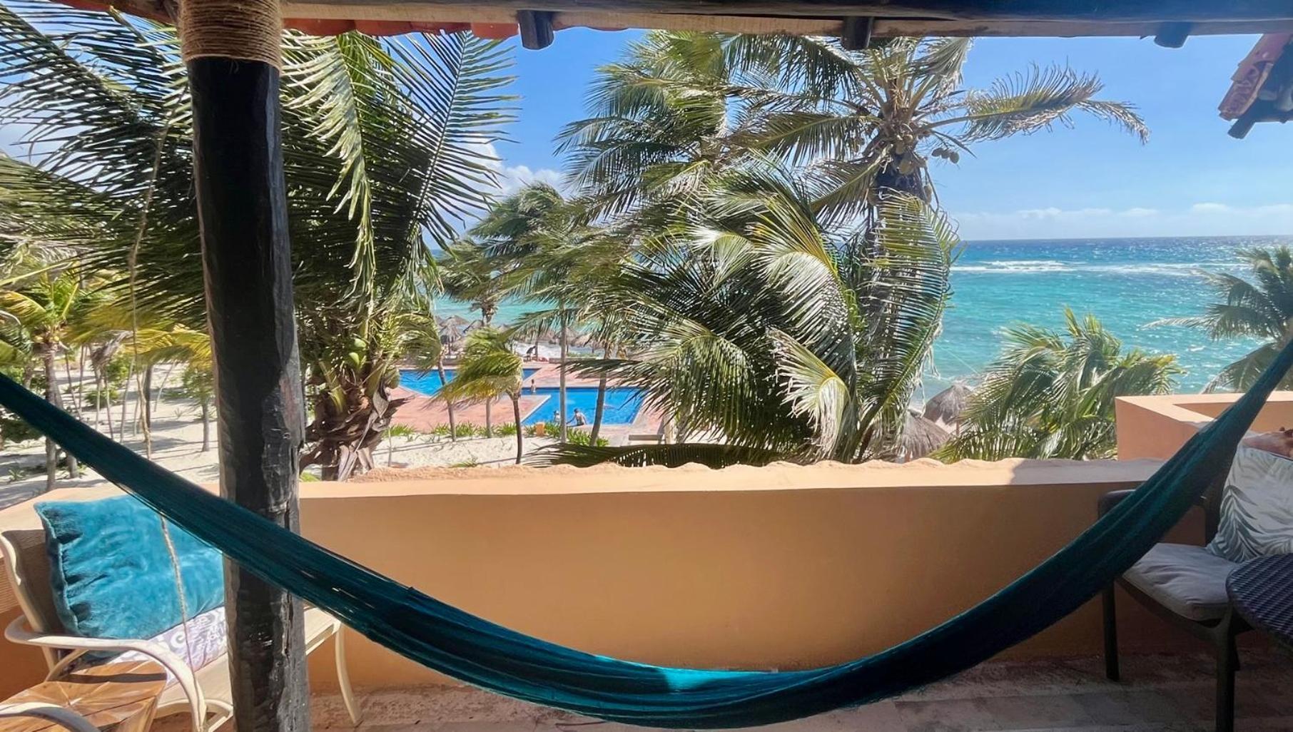 Beachfront Hammock Heaven Akumal Εξωτερικό φωτογραφία