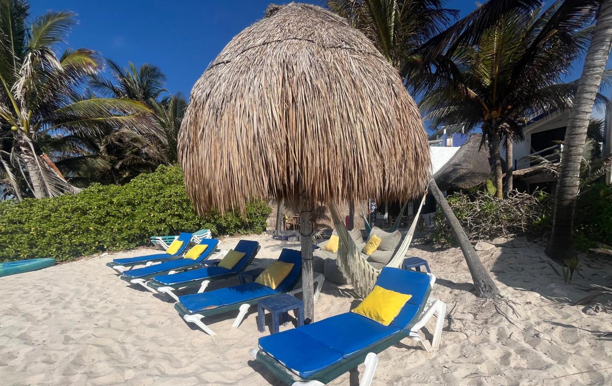 Beachfront Hammock Heaven Akumal Εξωτερικό φωτογραφία